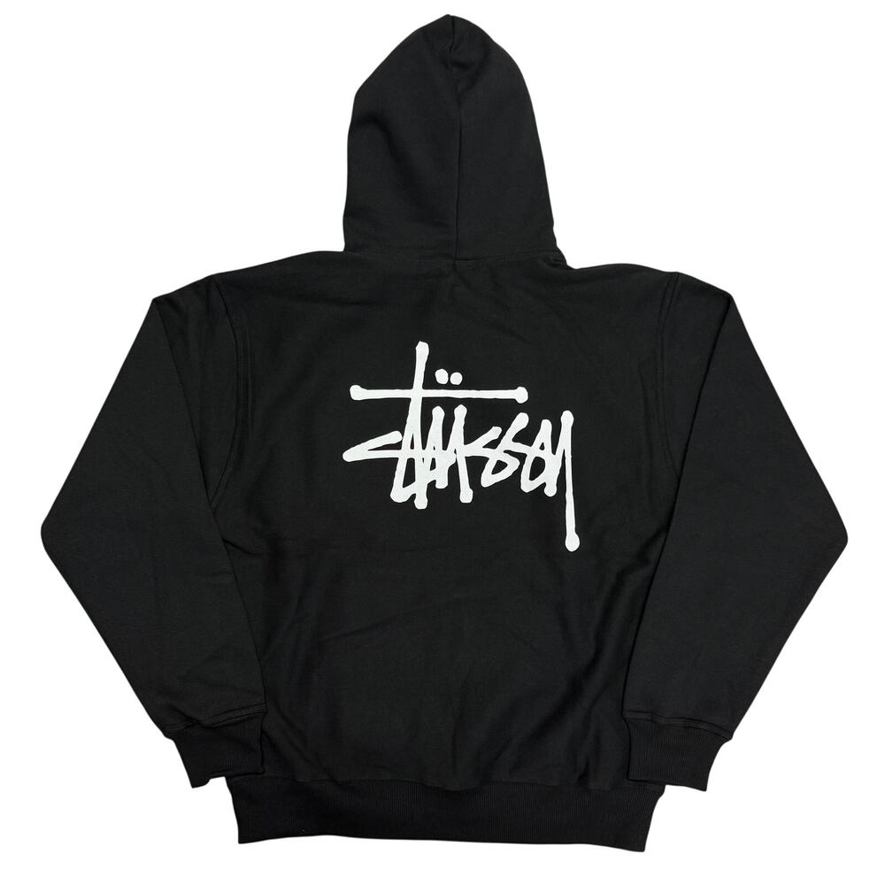 Stussy Basic Hoodie 'Black' Size Size M - Picture 3 of 5
